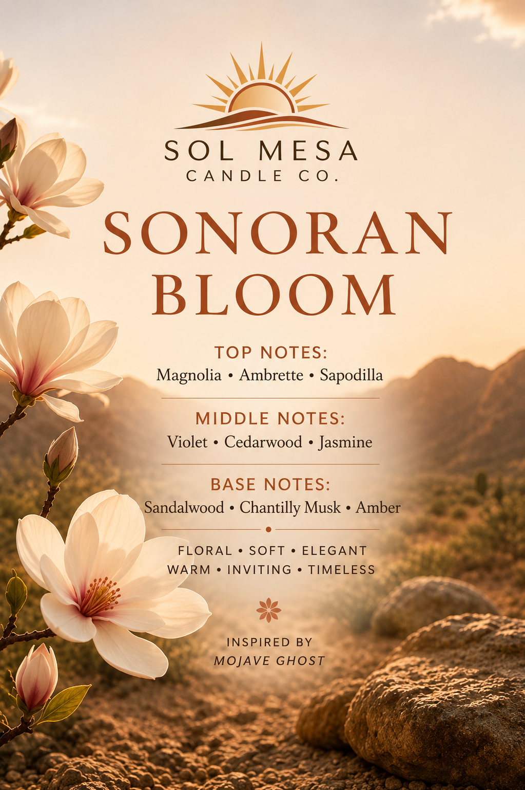 SONORAN BLOOM REED DIFFUSER