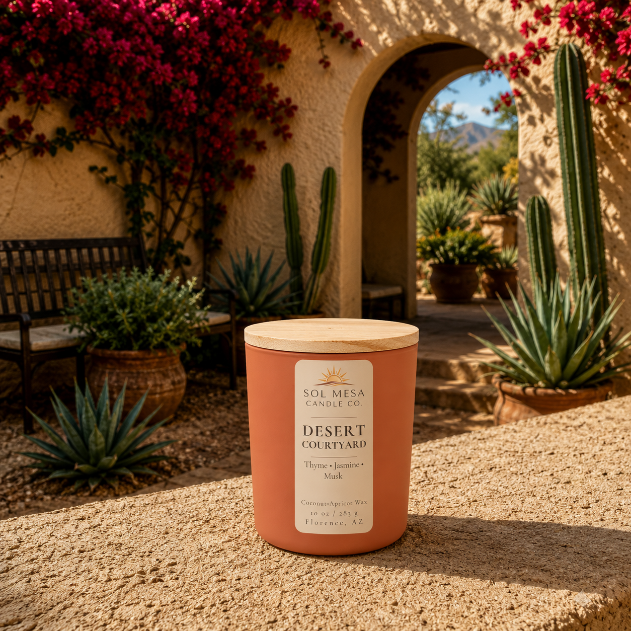Desert Courtyard | Herb Garden Candle | SOL MESA CANDLE CO.