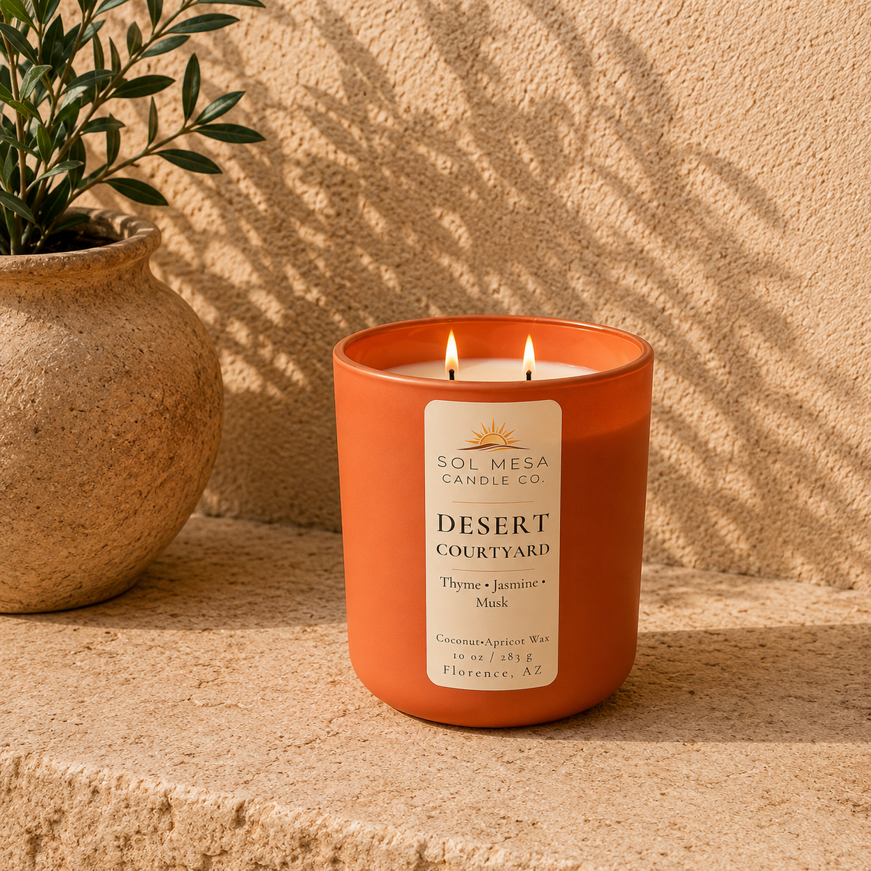 Desert Courtyard | Herb Garden Candle | SOL MESA CANDLE CO.