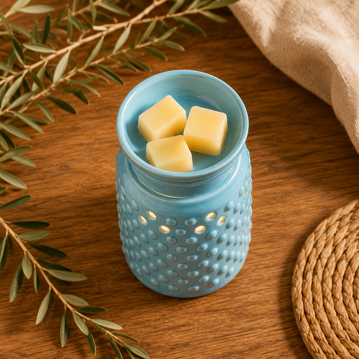 HOBNAIL MIDSIZE ILLUMINATION WAX WARMER