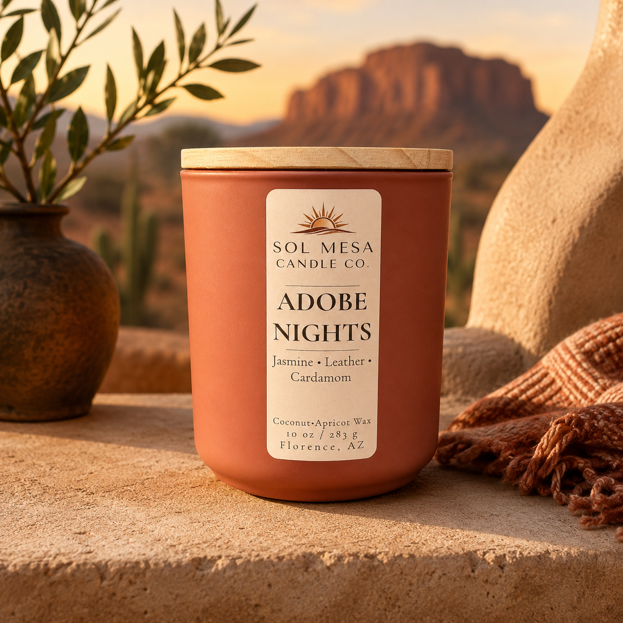 Adobe Nights | Luxury Desert Candle | SOL MESA CANDLE CO.