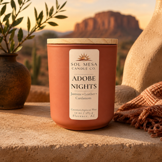 Adobe Nights | Luxury Desert Candle | SOL MESA CANDLE CO.