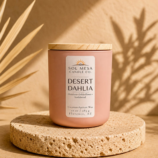 Desert Dahlia | Floral Desert Candle | SOL MESA CANDLE CO.