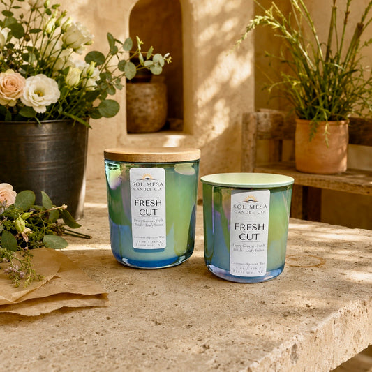 Fresh Cut | Fresh Floral & Green Candle | SOL MESA CANDLE CO.
