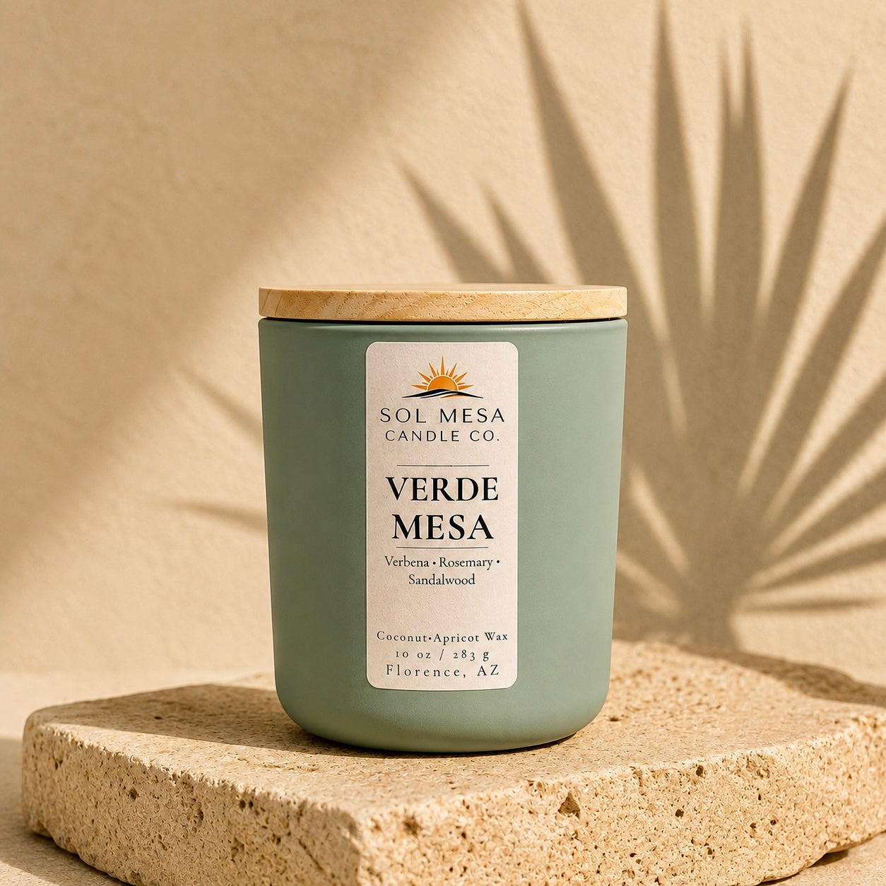 Verde Mesa | Fresh Green Botanical Candle | SOL MESA CANDLE CO.