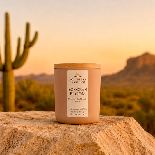 Sonoran Bloom | Floral Desert Candle | SOL MESA CANDLE CO.