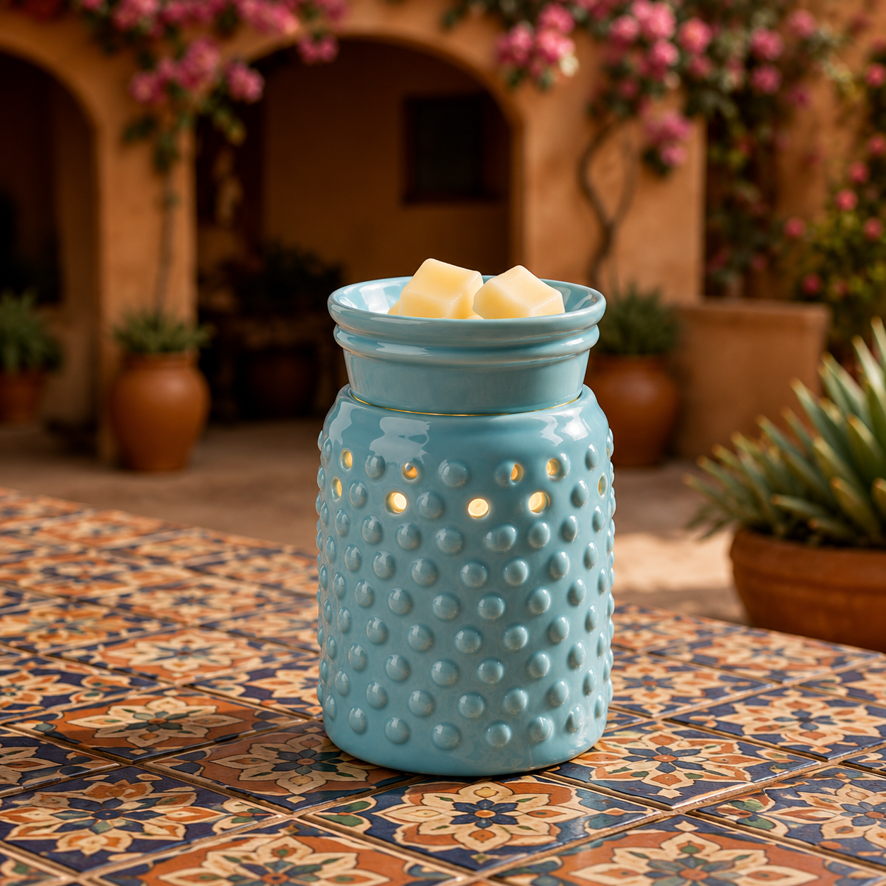 HOBNAIL MIDSIZE ILLUMINATION WAX WARMER