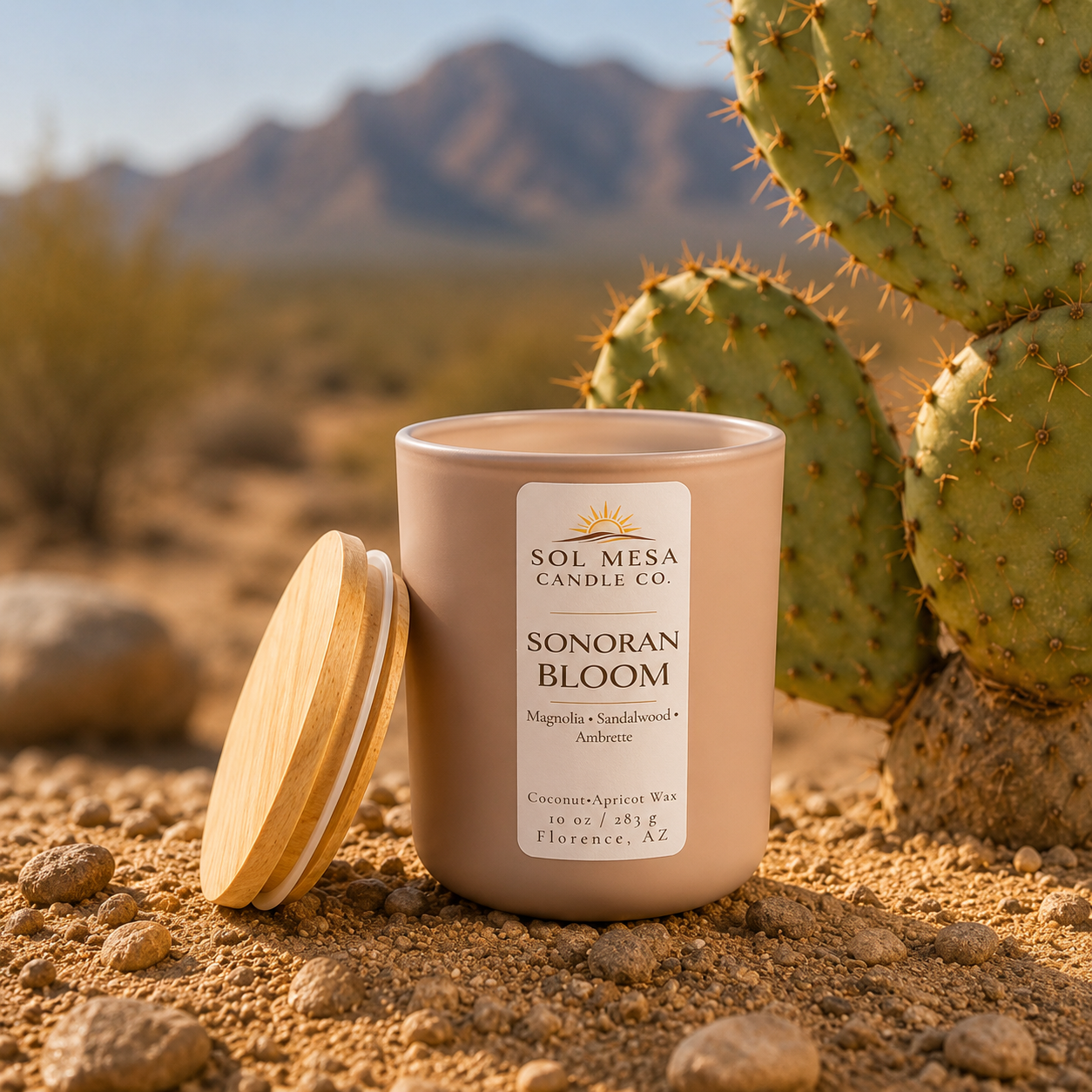 Sonoran Bloom | Floral Desert Candle | SOL MESA CANDLE CO.