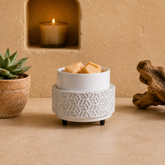 STONE HEXAGON 2-IN-1 CLASSIC FRAGRANCE WARMER