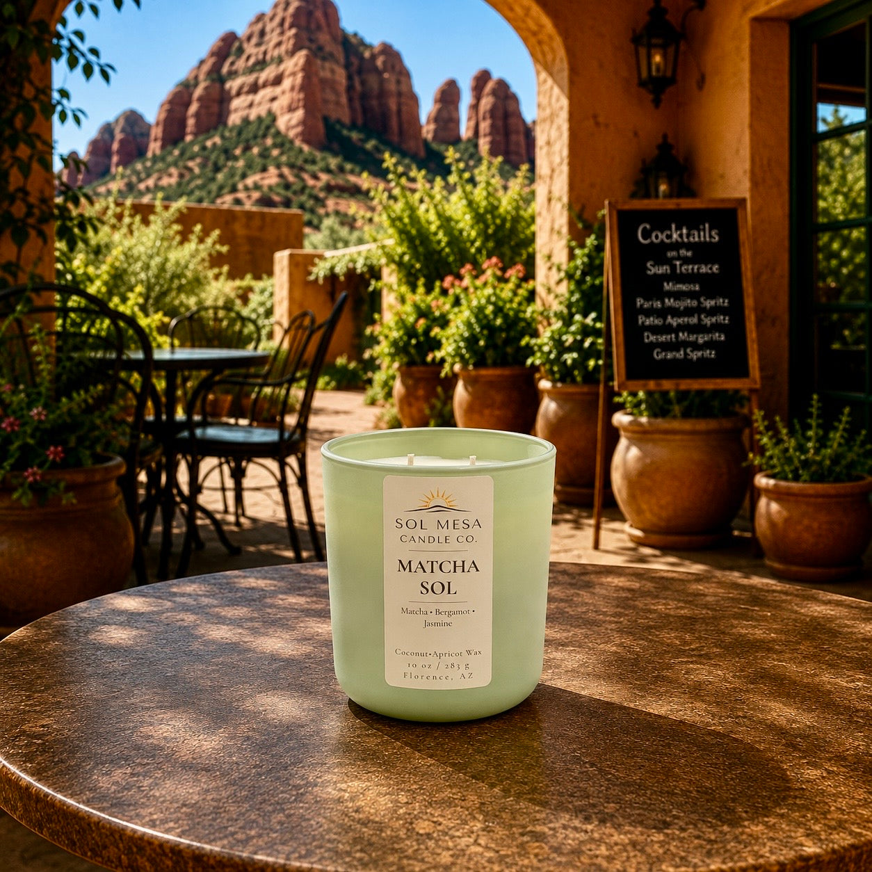 Matcha Sol | Green Tea & Matcha Candle | SOL MESA CANDLE CO.