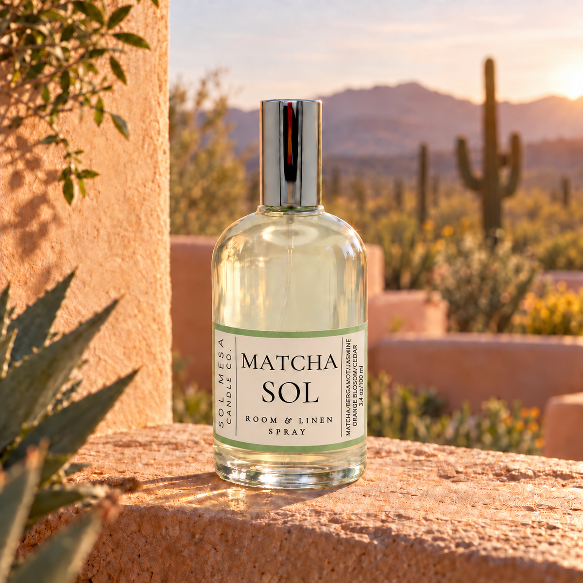 Matcha Sol Room & Linen Spray/SOL MESA CANDLE CO.